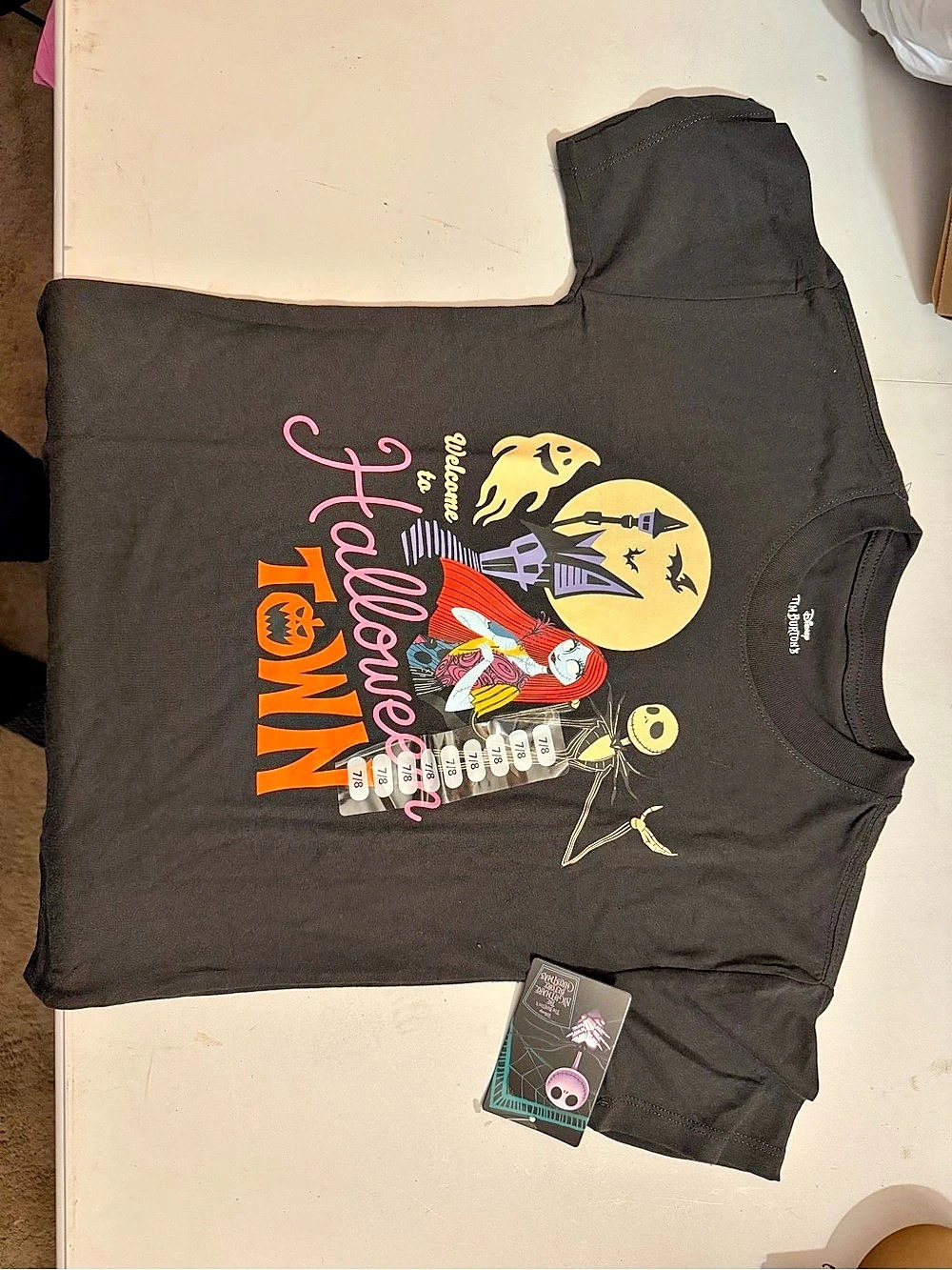 Disney The Nightmare Before Christmas Welcome to Halloween Town Graphic Tee